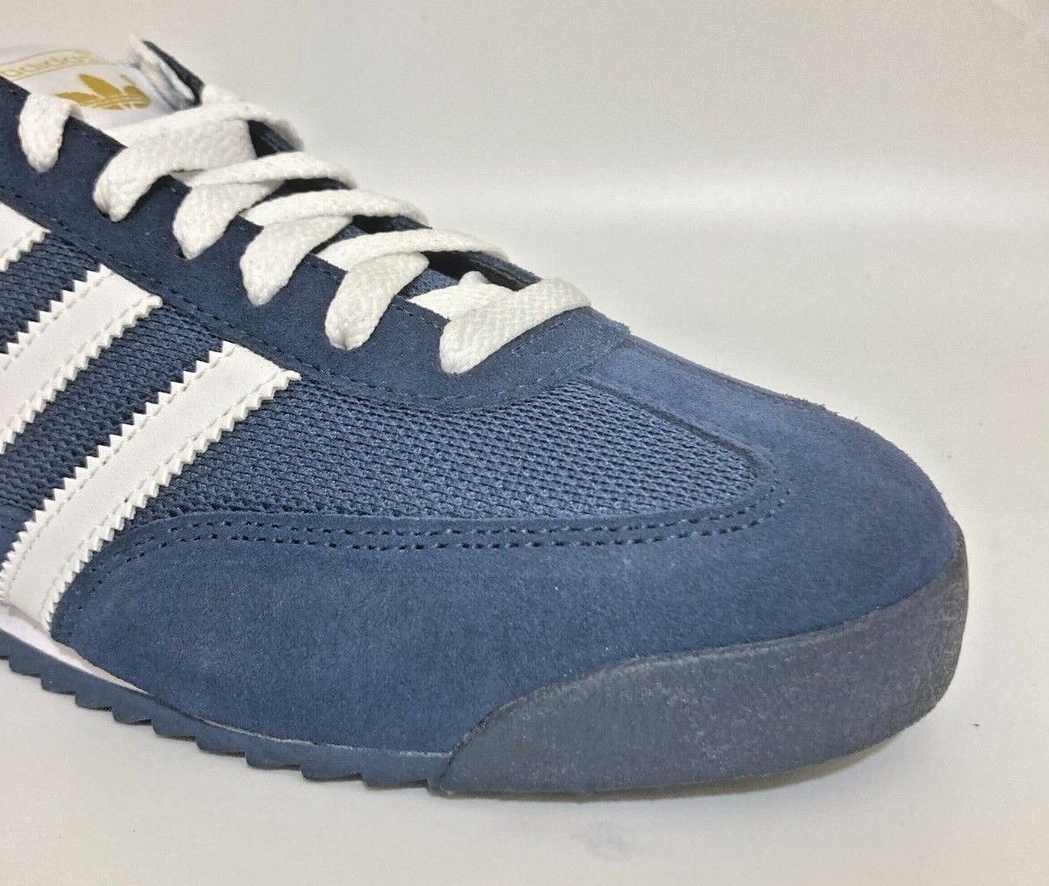 adidas dragon Mens Originals Trainers Uk Size 7 - 12 G50919 NAVY WHITE MET GOLD