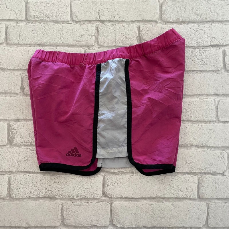 Adidas Running Shorts Womens Small S Gym Sports Training Pink