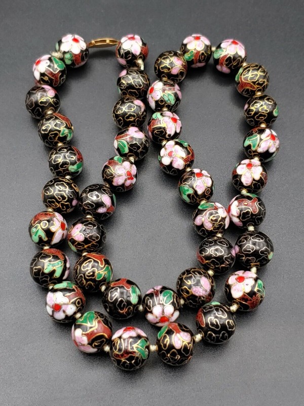 Gemstone Flower Beads Art Necklace Bracelet