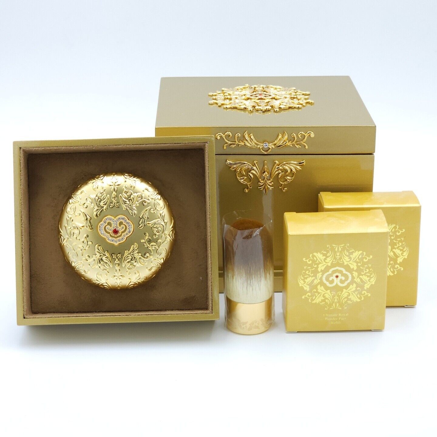 The History of Whoo Ultimate Royal Powder Pact Set 4 Items Anti Aging K-Beauty