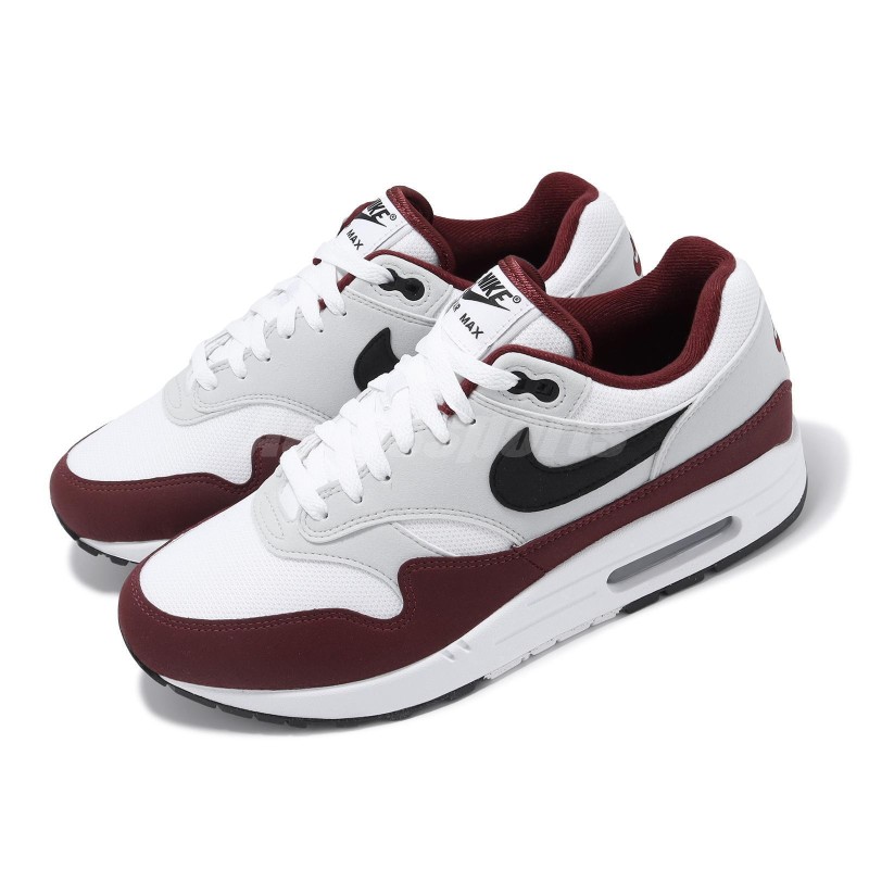 Nike Air Max 1 Dark Team Red Men Unisex Casual Shoes Sneakers FD9082-106