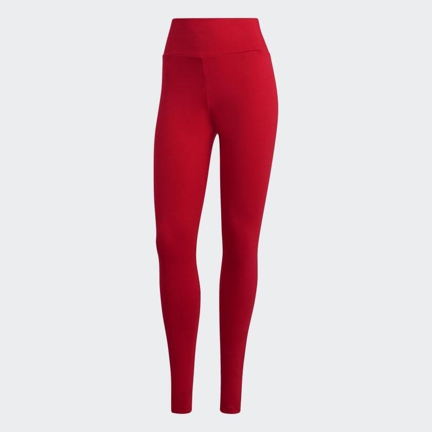 Adidas Women's Adicolor Essentials Leggings Red IA6445-