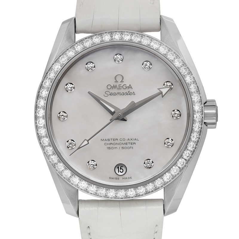 Omega Seamaster Aqua Terra Steel Mop Diamond Dial Automatic 231.18.39.21.55.001-