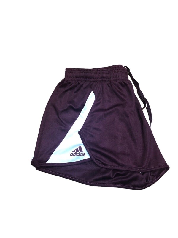 TEAM adidas Climalite shorts women's M size Burgundy color-