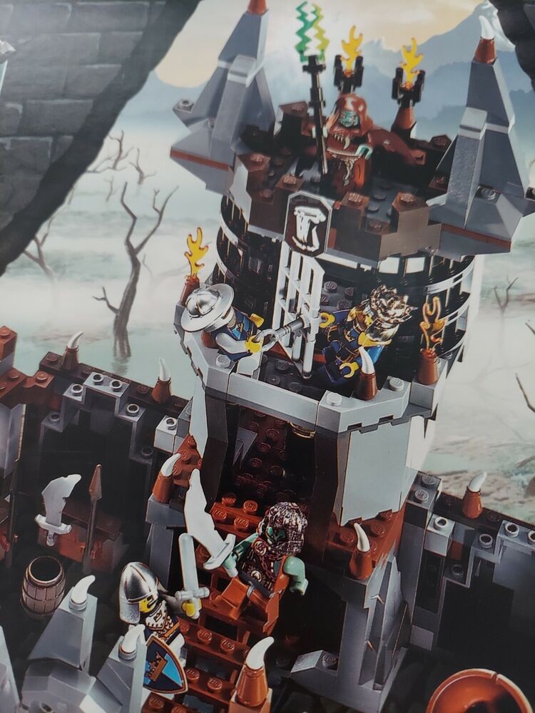 New LEGO Castle TROLL MOUNTAIN FORTRESS 7097 Kingdom knight troll witch orc king