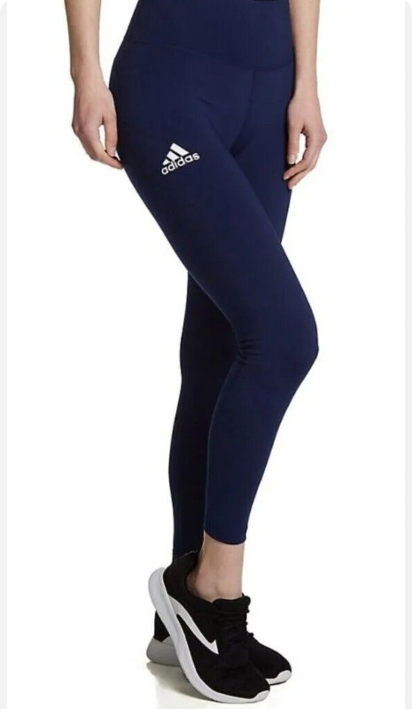 Brand new Adidas 7/8 BT tights navy blue women's trumpet FM7714-