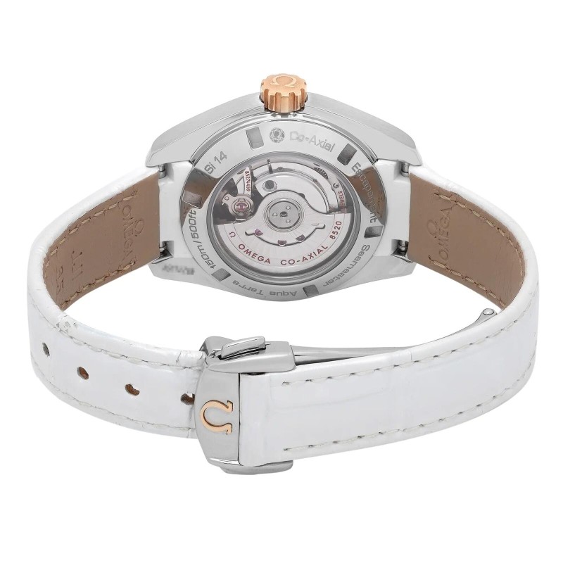 Omega Seamaster Aqua Terra 18ct Gold MOP Dial Ladies Watch 231.23.30.20.55.002-