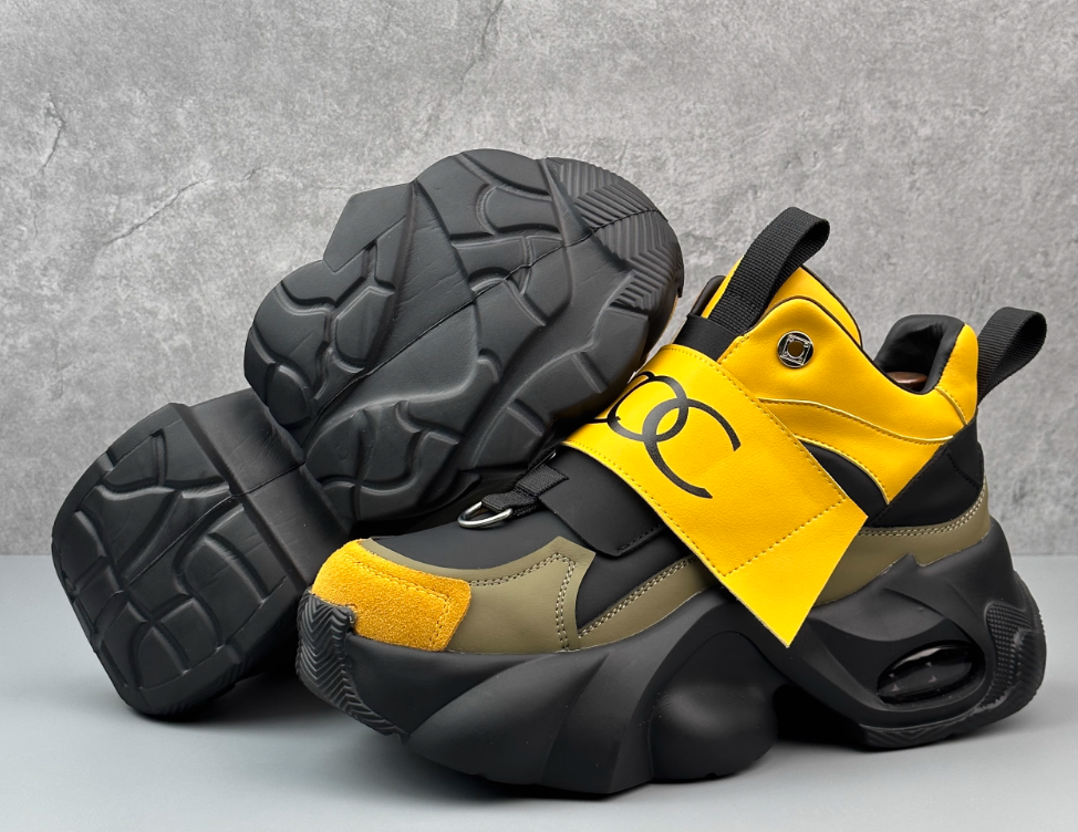 Fashion brand thick-soled dad shoes for men autumn and winter lazy slip-on men's shoes all-match height-enhancing casual sports shoes