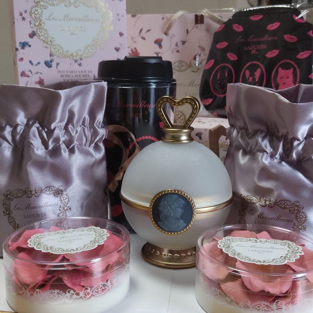 Les Merveilleuses LADURÉE Face Color Rose Pot Refill 01 02 Set