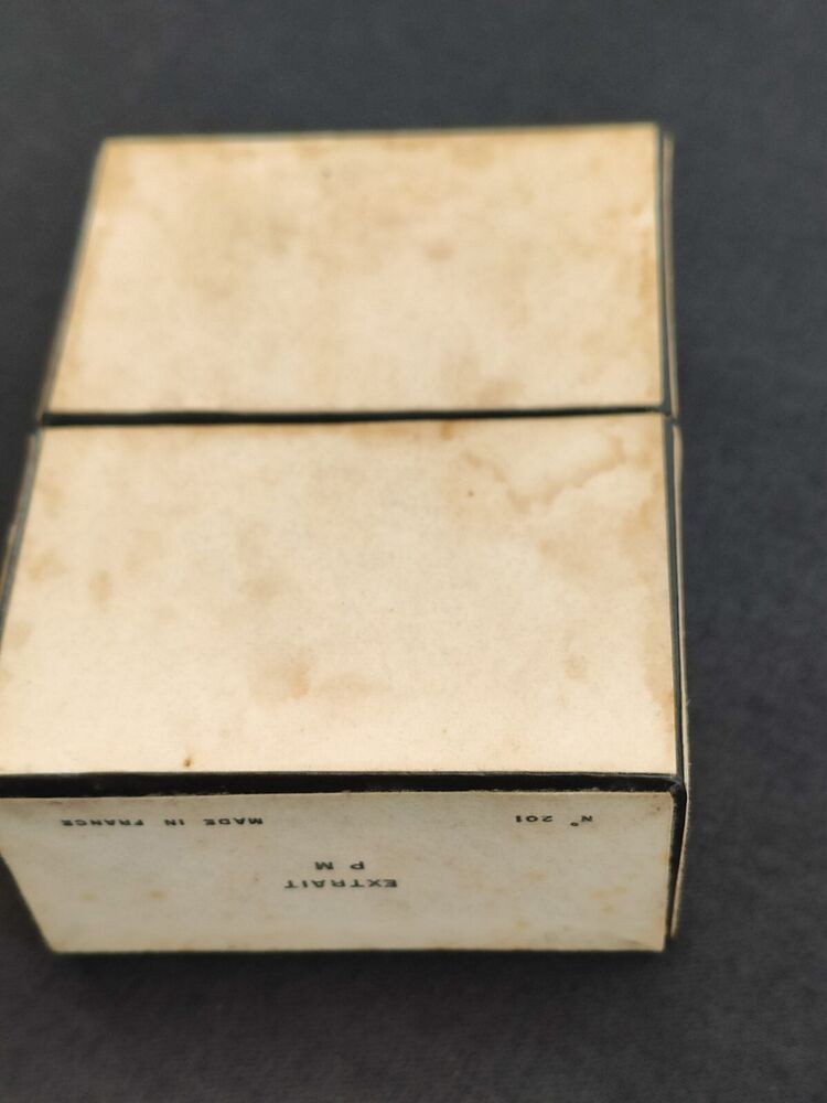 Chanel Vintage Extrait Rare Original Crystal Bottle & Box