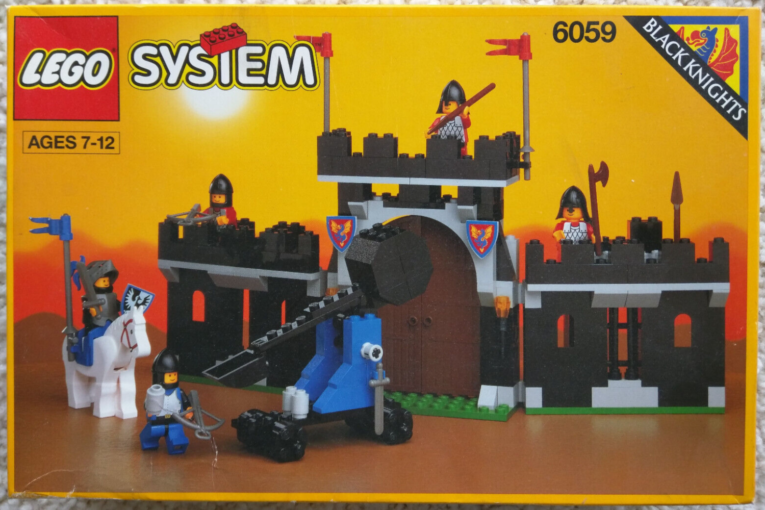 LEGO Castle 6059 Knight's Stronghold NEW! Wall Jail Horse Catapult Black Falcons