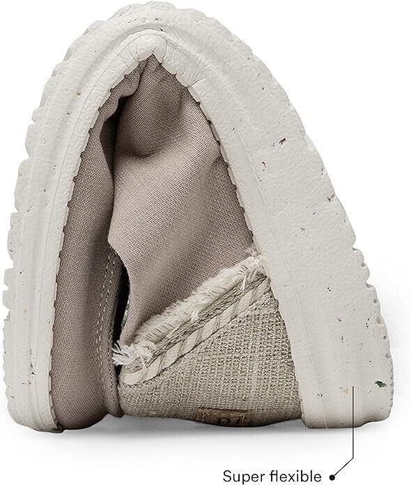 Hey Dude Wendy Natural Rose Women's Lightweight Comfortable Shoes Slip On Sz. 11