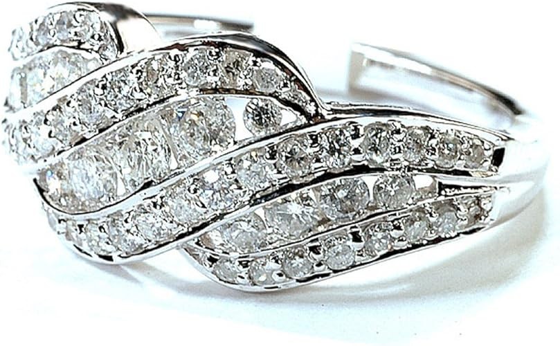 Dazzlingrock Collection 1.00 carat (ctw) 10k Yellow Gold Round Diamond Cocktail Ring for Women 1 Carat