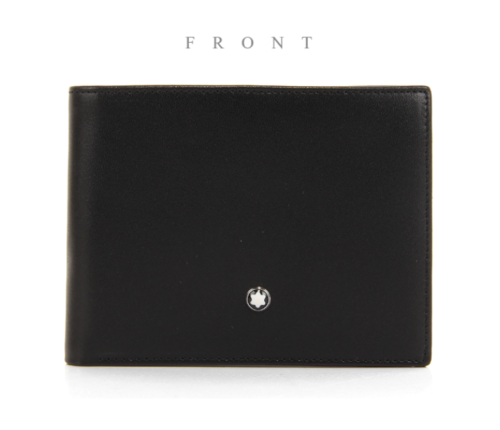 MONT BLANC Men's Meisterstück Leather Wallet - 6cc /14548