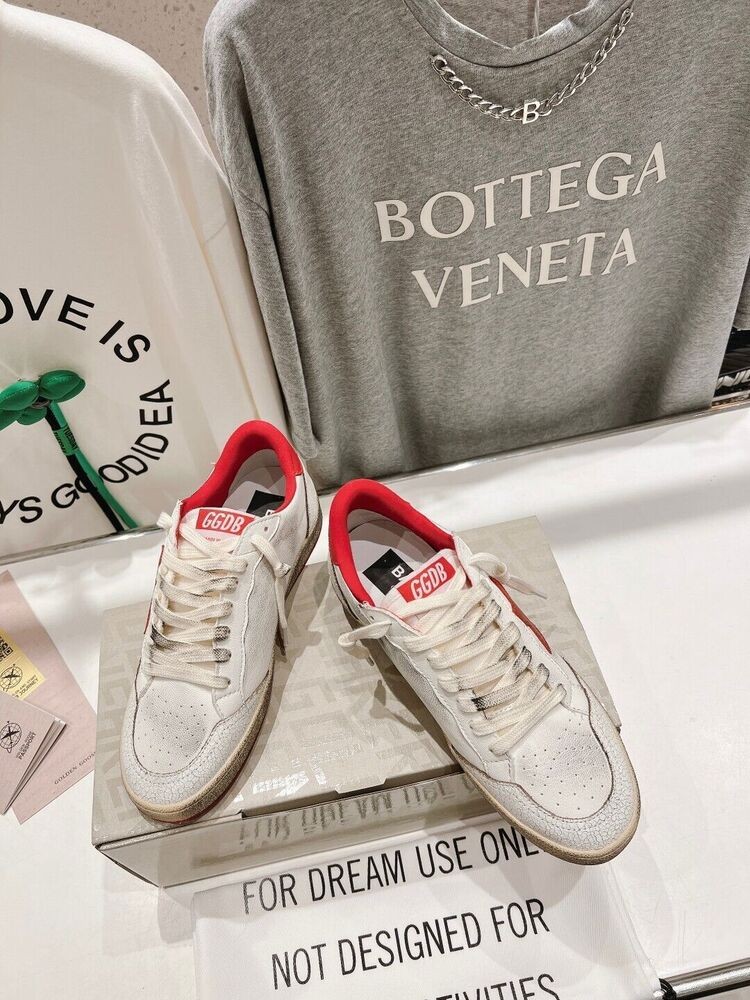 NEW GGDB Golden Goose Deluxe Brand Dirty Red Shoes