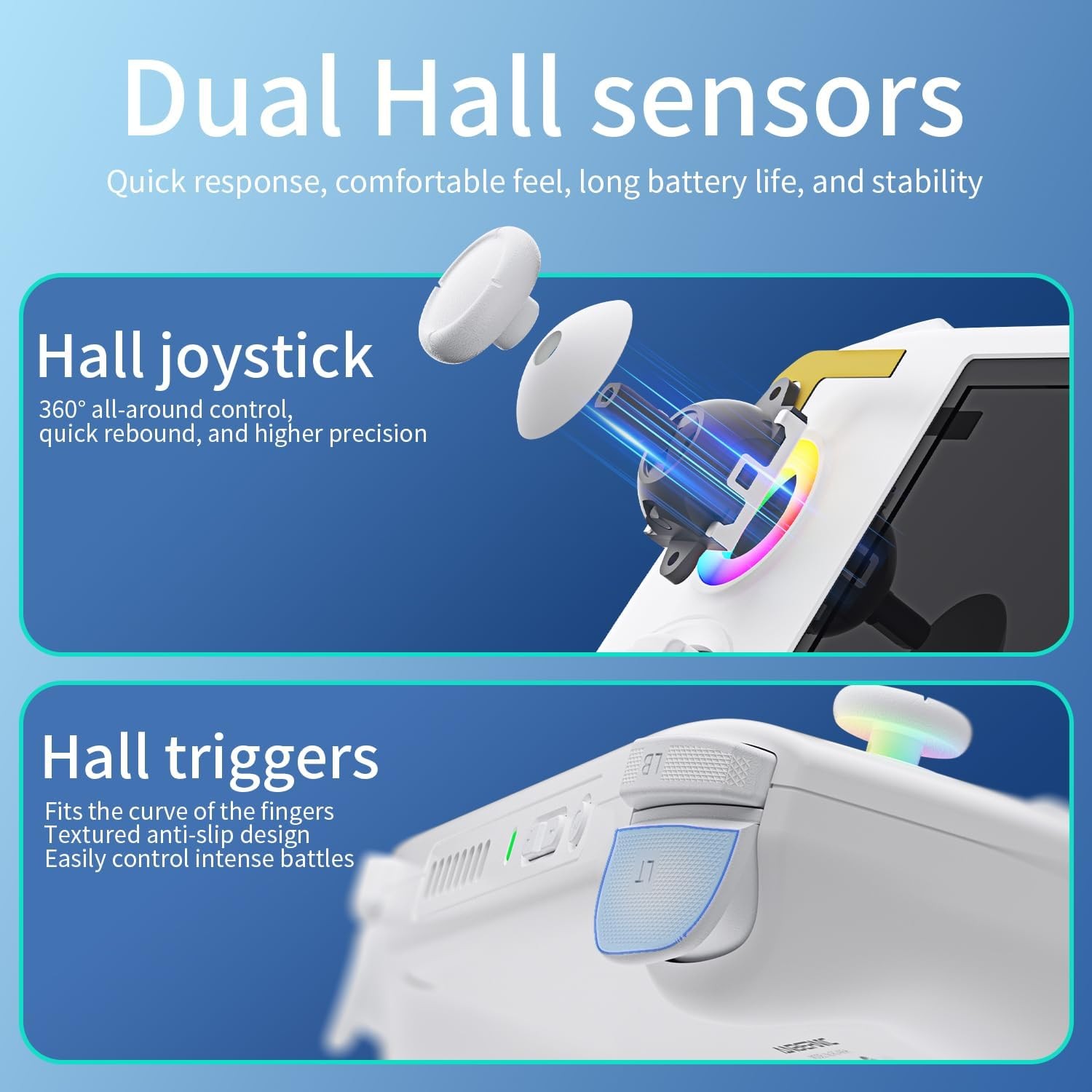 RG 406H Retro Handheld Game Console with 4 Inch IPS Screen RGB Lighting Handheld Retro Game Console with Android 13 System and 128G TF Card 5000mAh Battery White