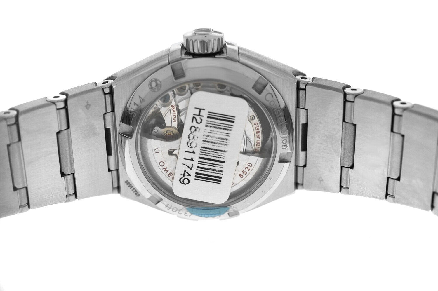 Omega Constellation 123.15.27.20.57.003 Diamond MOP Date Steel 27mm Women's Watch -