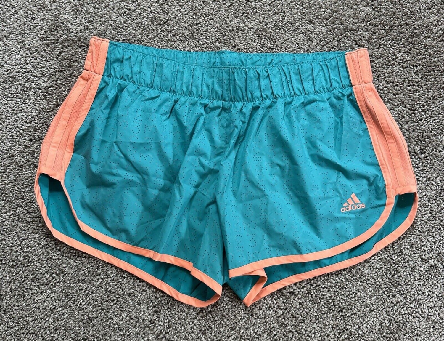 Adidas Climalite Blue Activewear Workout Jogging Running Shorts Women's Sz M 3”