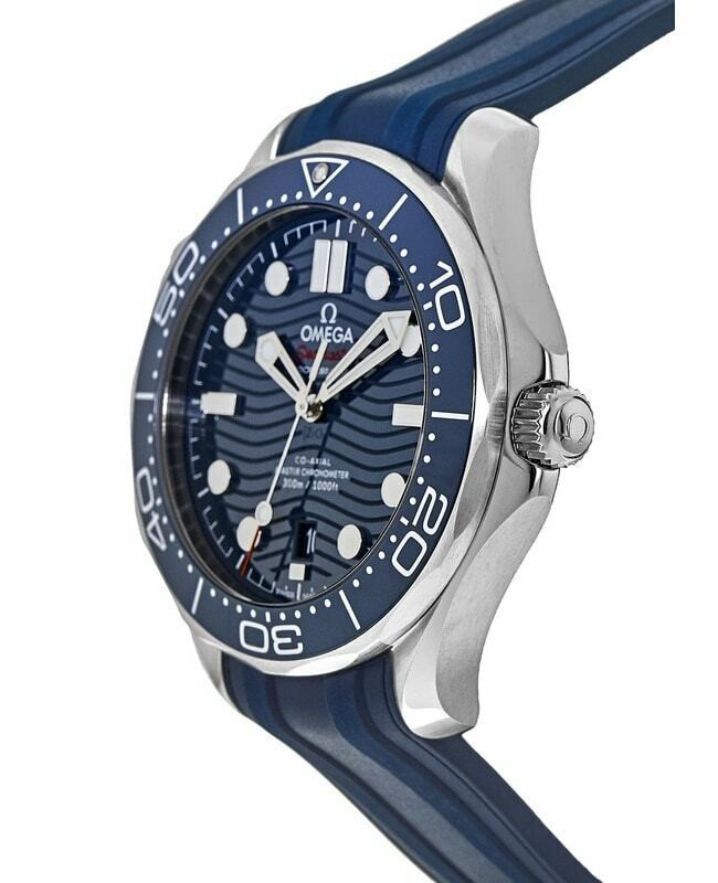 New Omega Seamaster Diver 300 M Blue Dial Men's Watch 210.32.42.20.03.001