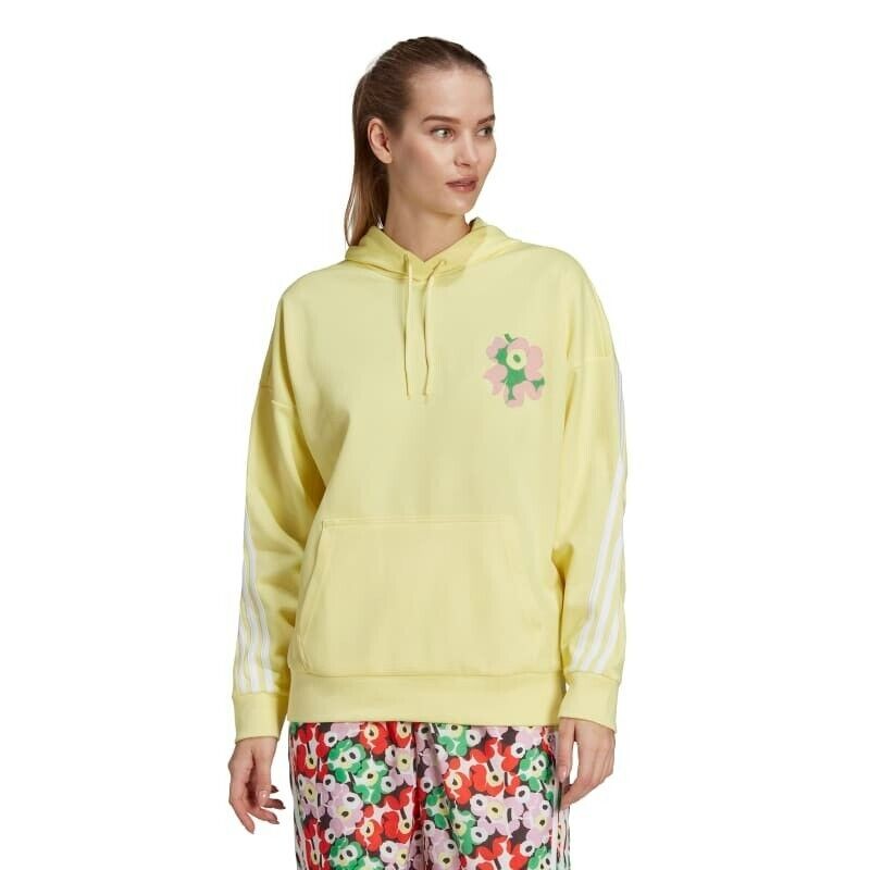 adidas x Marimekko Hoodie PLUS SIZES Yellow RRP £65 Brand New HC2936