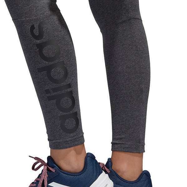 Adidas CF5256 Essentials Linear Tights (W), Dark Grey Heather / Black 100% Original -