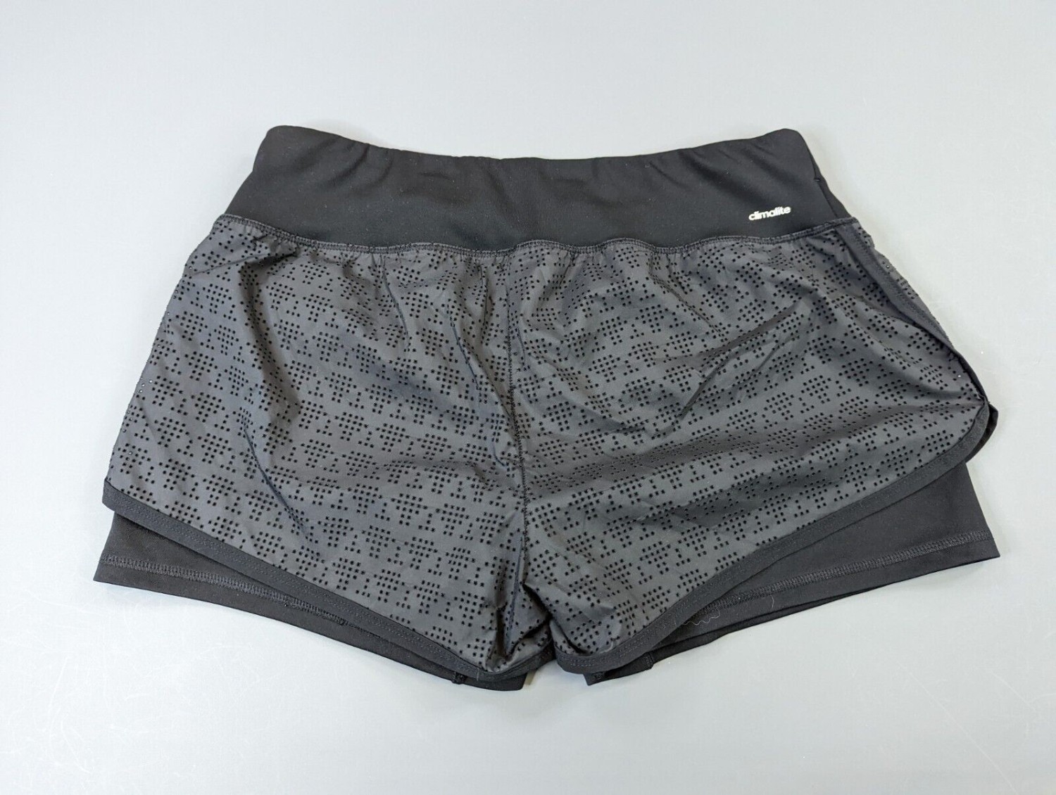 Adidas Shorts Running Womens Medium Black Athleticwear Climalite
