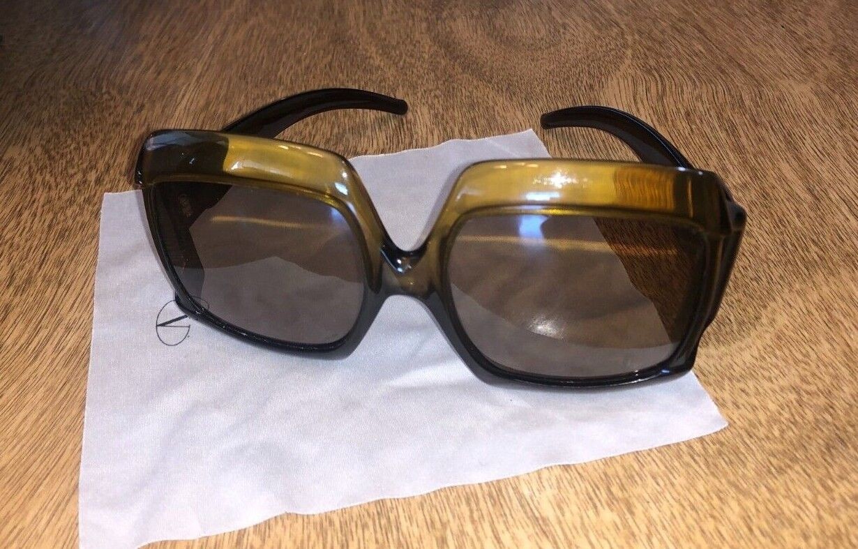 Christian Dior square extra Big Sunglasses