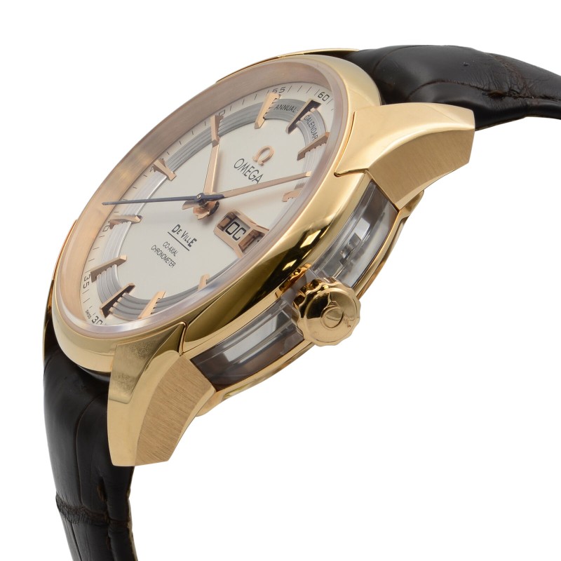 Omega DeVille Hour Vision 18K Rose Gold Automatic Watch Men's Watch 431.63.41.22.02.001-