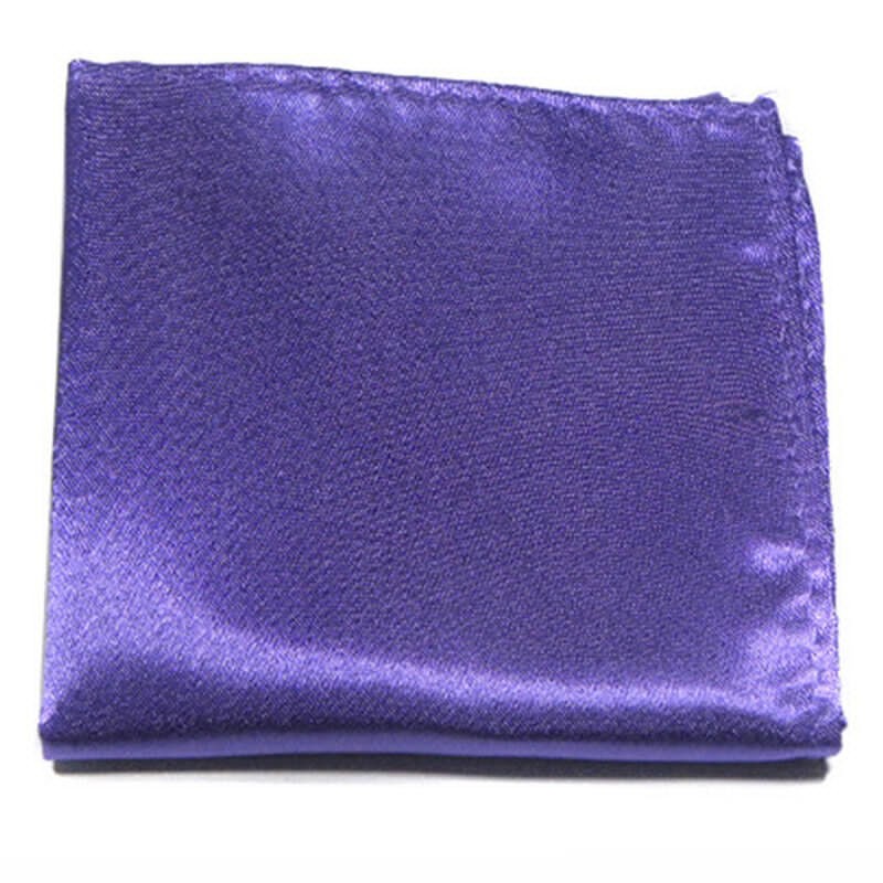 Men Square Towel Silk Satin Handkerchief Wedding Party Suit Pocket Accessories