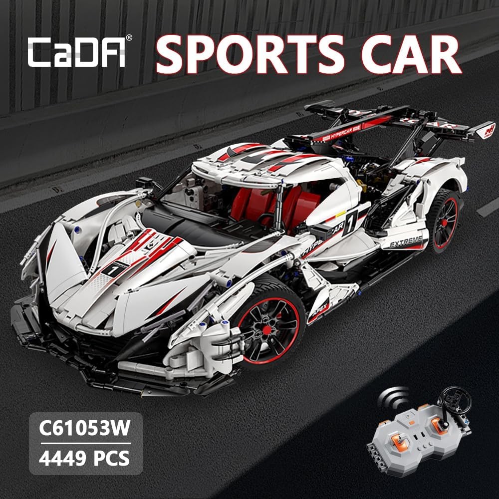 Master Apollo IE Building Brick Set, C61053W V12 Htpercar 1:8 Sports Car Building Blocks,4449PCS MOC Construction Collection Model Car for Adults Home Decor