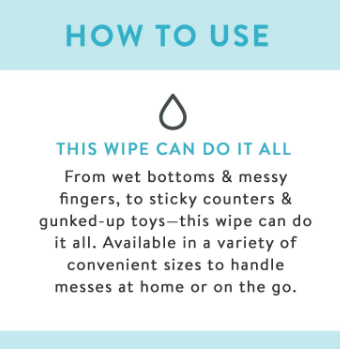 Honest Company Wipes, Classic, 576