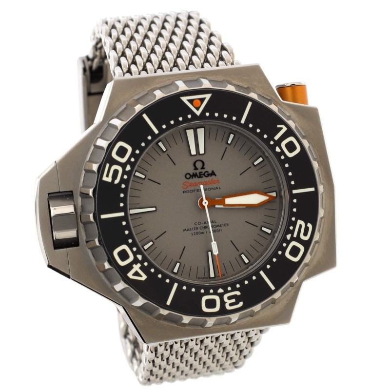 Omega Ploprof 1200M Co Axial Master chronometer automatic titanium 55--