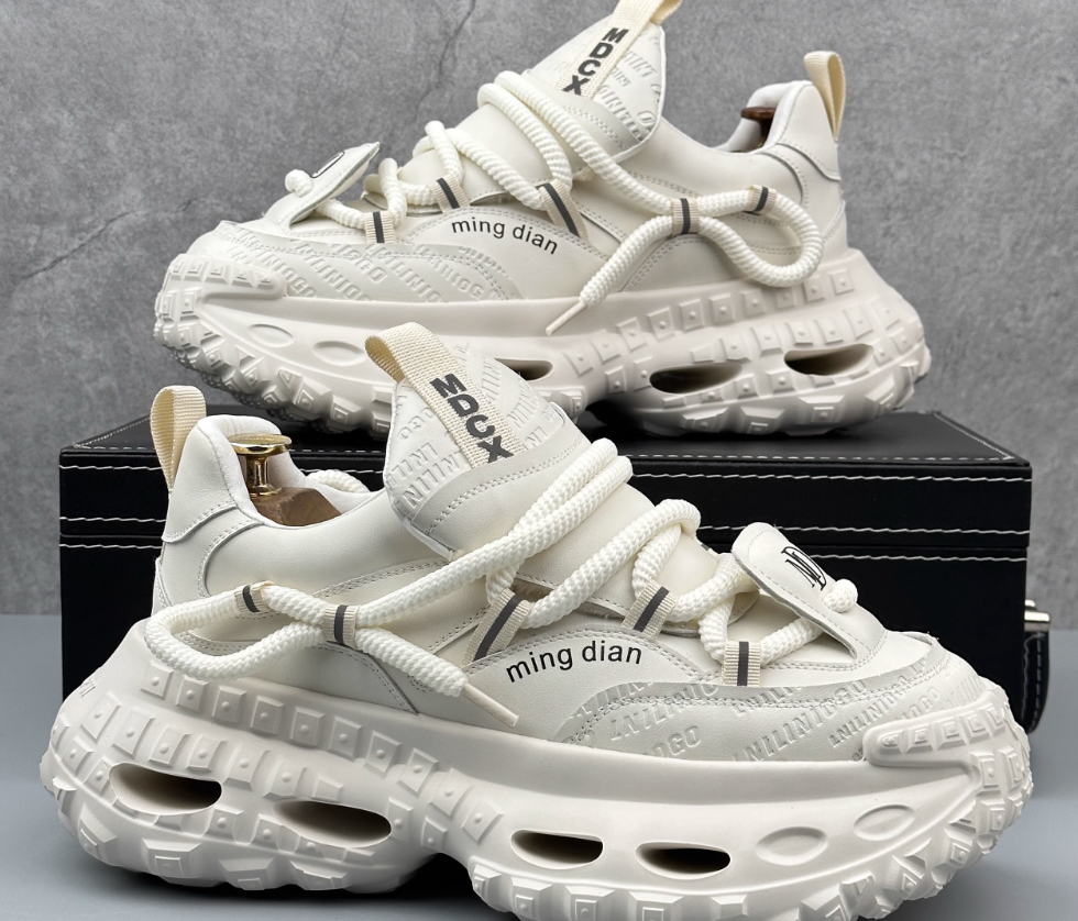 Daddy shoes men's autumn and winter new thick-soled height-enhancing tire-soled sports shoes fashionable and versatile trendy casual shoes