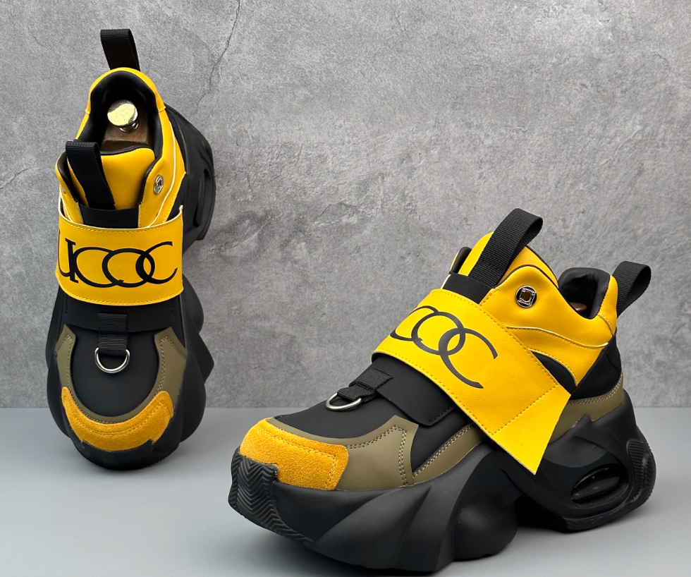 Fashion brand thick-soled dad shoes for men autumn and winter lazy slip-on men's shoes all-match height-enhancing casual sports shoes