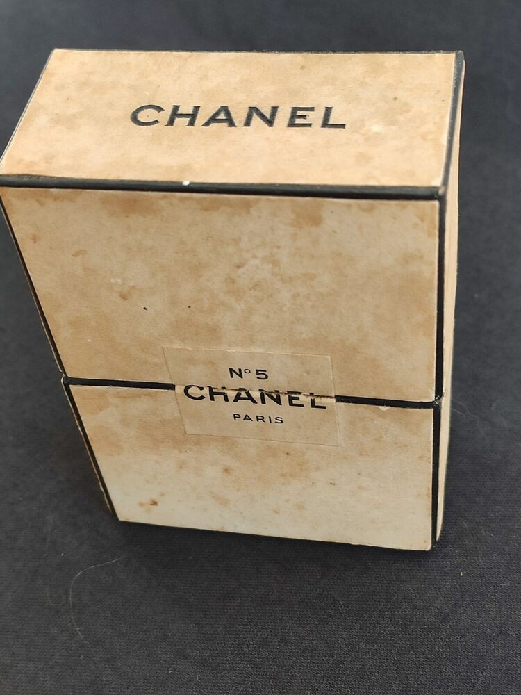 Chanel Vintage Extrait Rare Original Crystal Bottle & Box