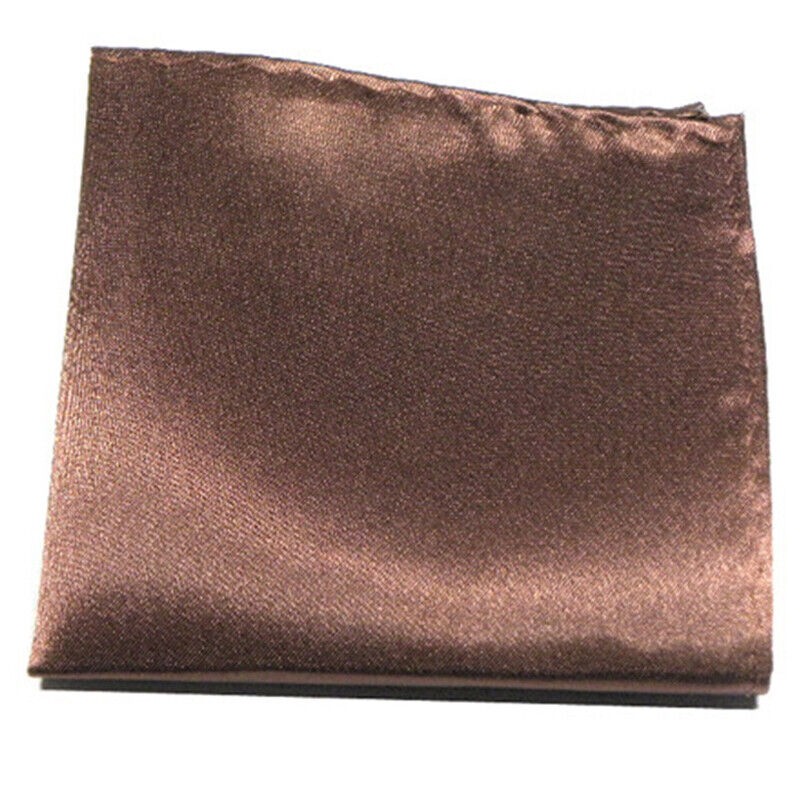 Men Square Towel Silk Satin Handkerchief Wedding Party Suit Pocket Accessories