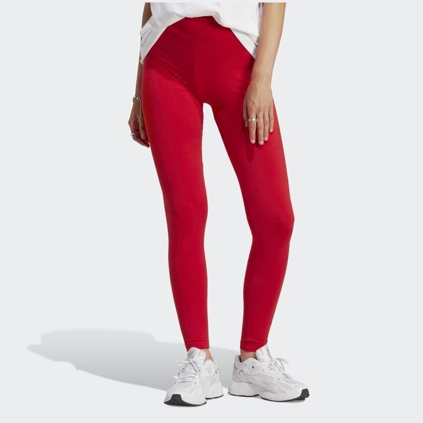 Adidas Women's Adicolor Essentials Leggings Red IA6445-
