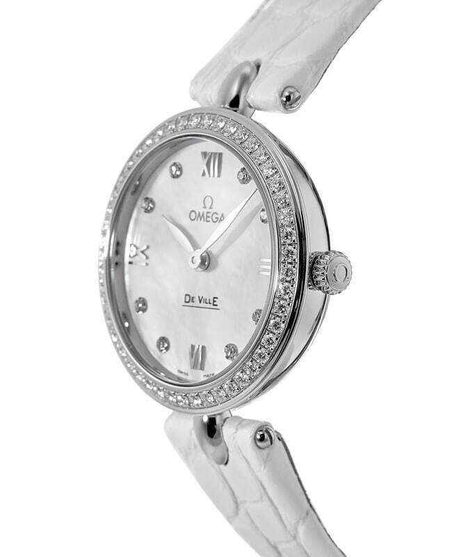 The new Omega De Ville Prestige quartz watch 27.4 mm ladies' wristwatch 424.18.27.60.55.001-