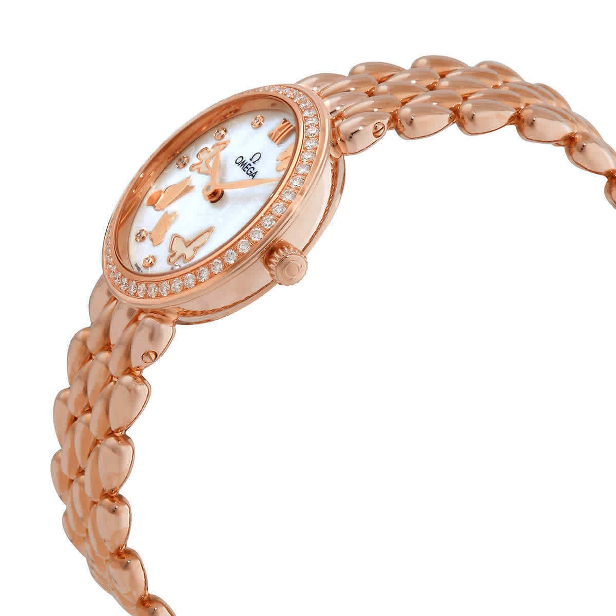 Omega De Ville Prestige Diamond Women's Watch 424.55.27.60.55.003-