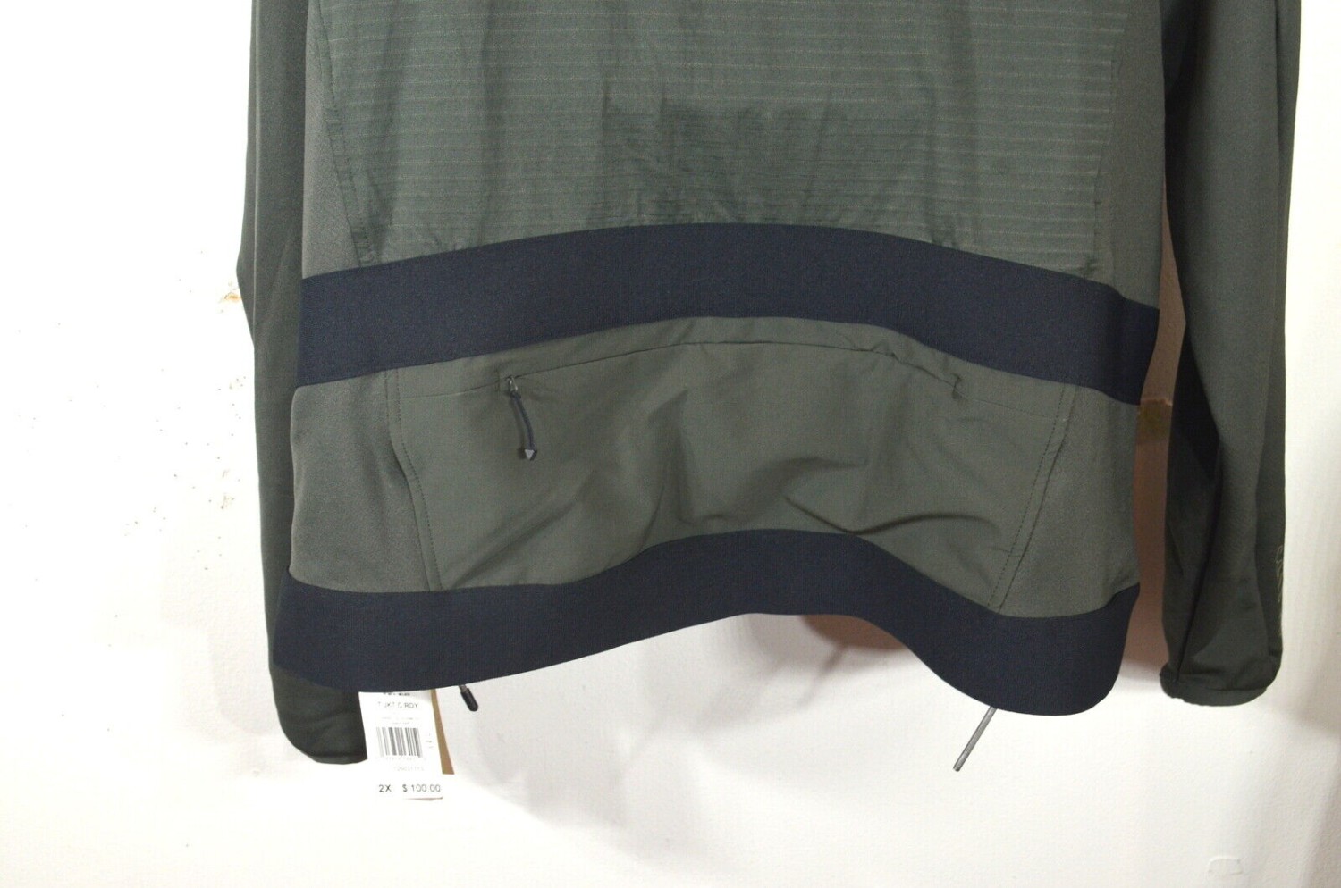 Adidas Women's Hooded Jacket 2X Full Zipper Green MSRP