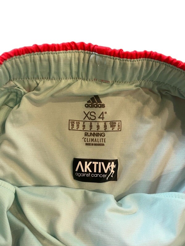 Adidas Climalite Pink Anti Cancer Sports Shorts XS-