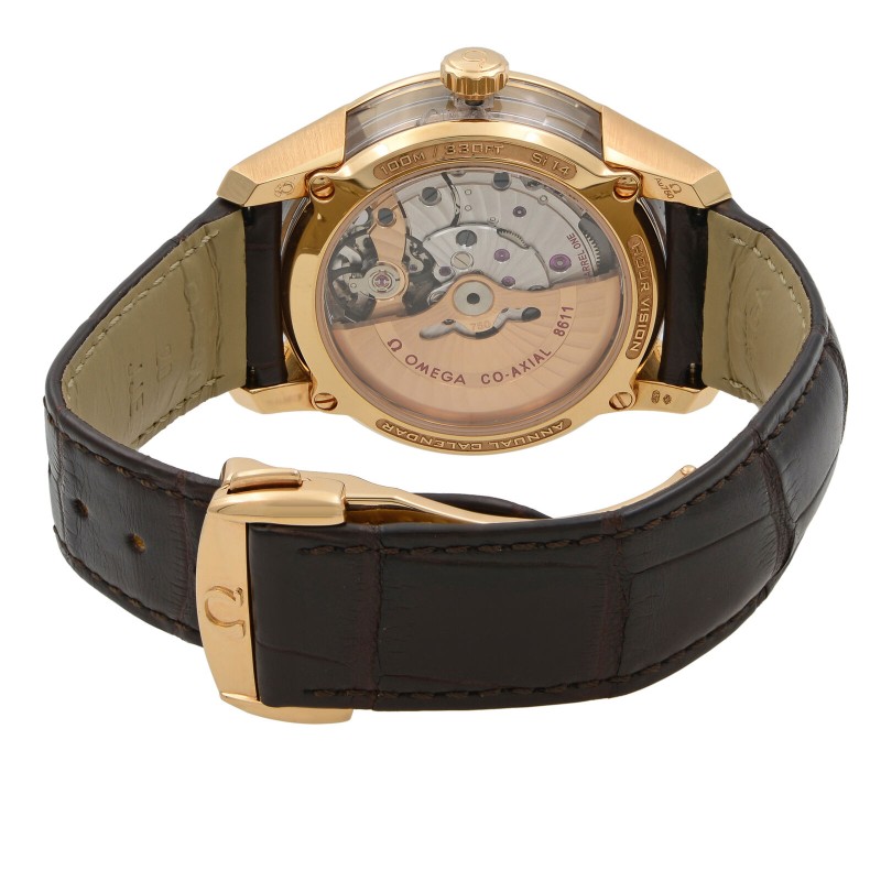 Omega DeVille Hour Vision 18K Rose Gold Automatic Watch Men's Watch 431.63.41.22.02.001-