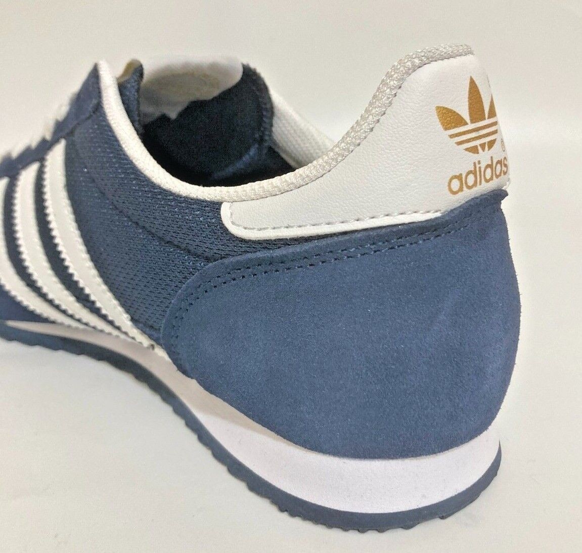 adidas dragon Mens Originals Trainers Uk Size 7 - 12 G50919 NAVY WHITE MET GOLD