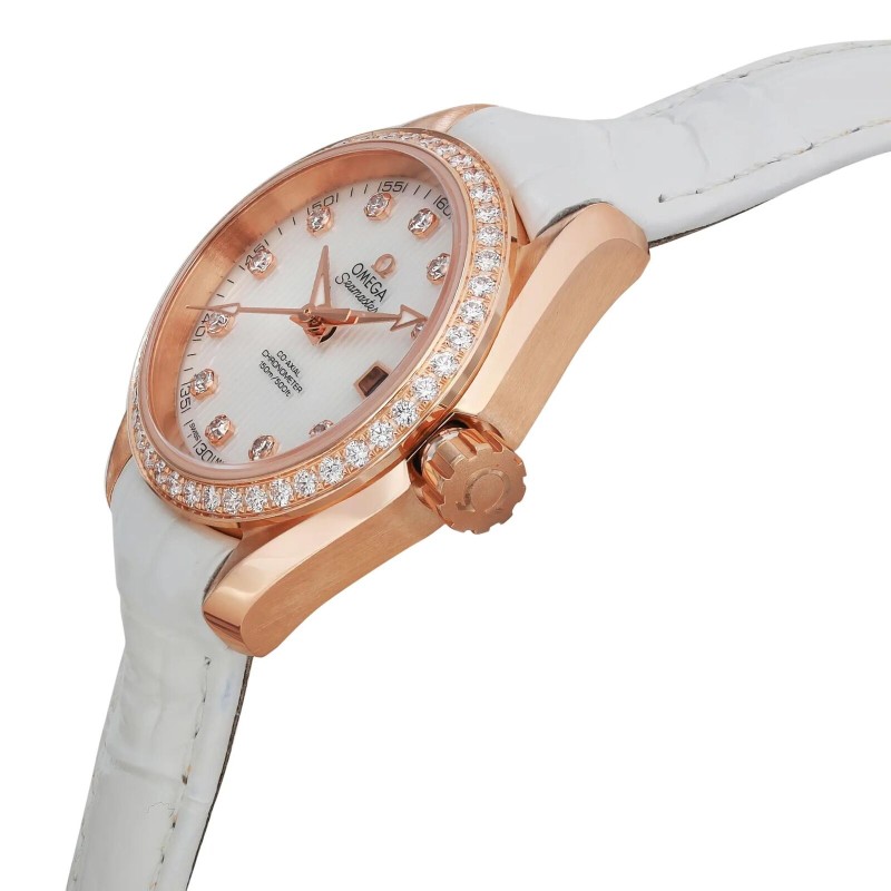 Omega Seamaster Aqua Terra Diamond MOP dial automatic watch 231.58.30.20.55.001-