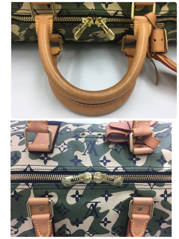 Authentic Louis Vuitton Murakami Keepall Bandoulie 55 Green 1a260450n "-