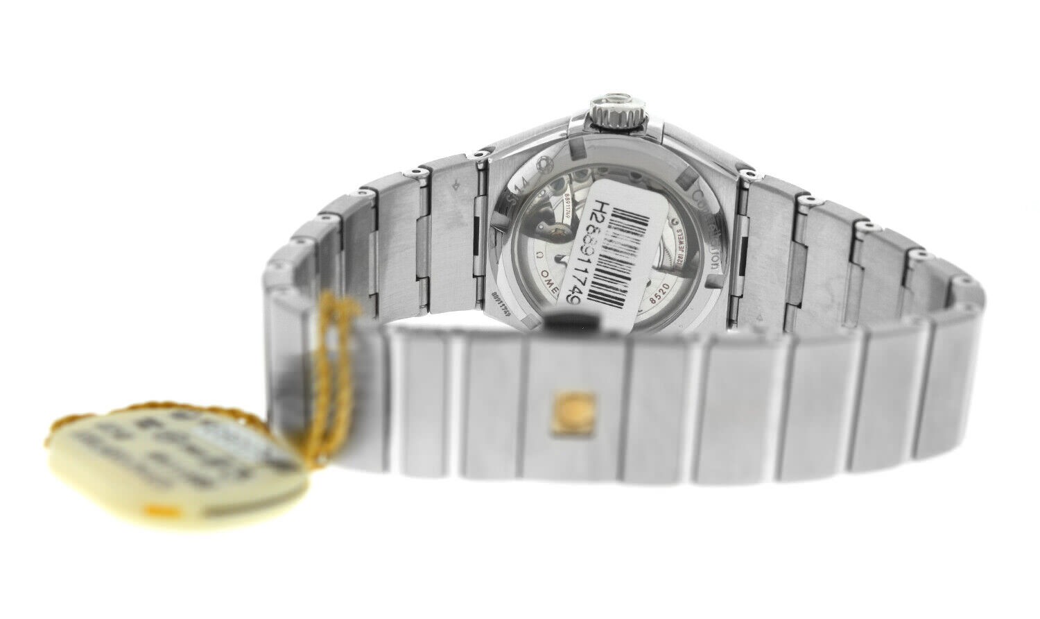 Omega Constellation 123.15.27.20.57.003 Diamond MOP Date Steel 27mm Women's Watch -