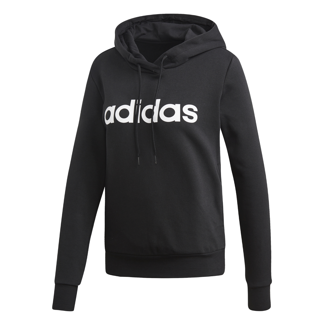 Adidas Womens Hoodies Hoody Linear Sweatshirt Essentials Ladies Pullover Hoodie