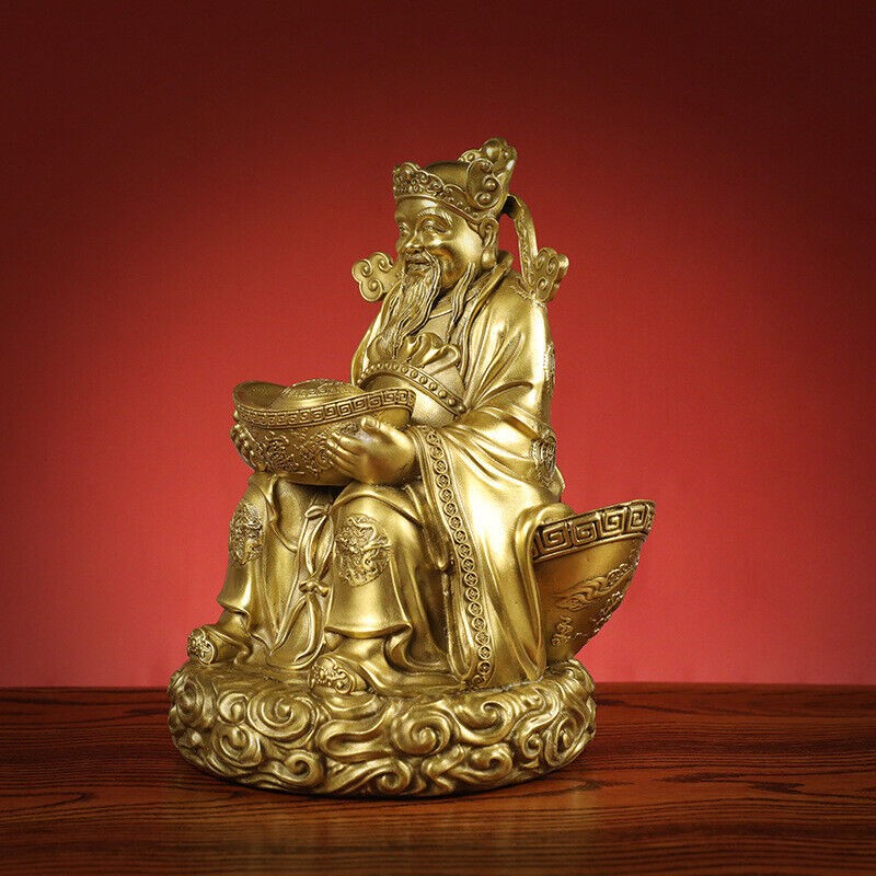 Boutique Handmade Pure Copper god of wealth