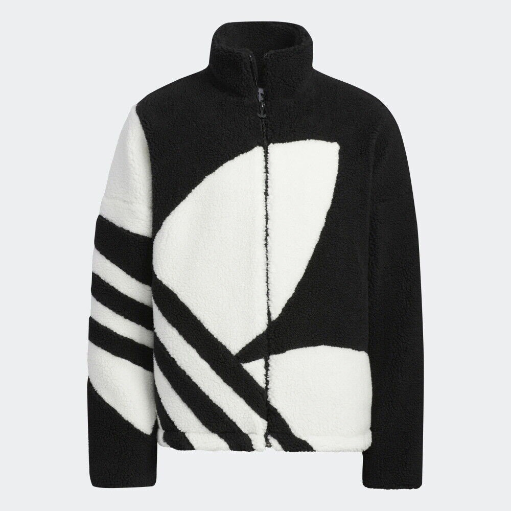 Adidas Originals Women's SHERPA Jacket TR HR3486 Black/White
