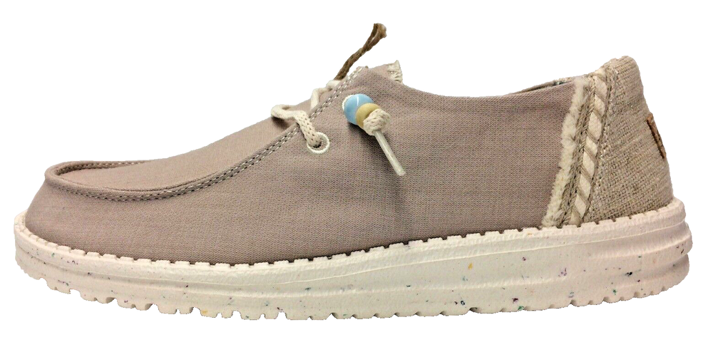 Hey Dude Wendy Natural Rose Women's Lightweight Comfortable Shoes Slip On Sz. 11